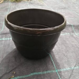 Vaso basket color marrone 14 cm