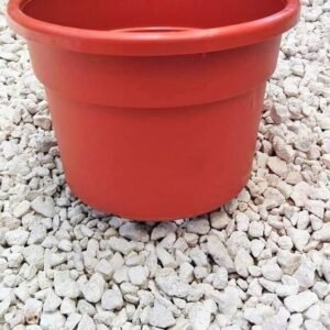 Vaso tondo color coccio 17 cm